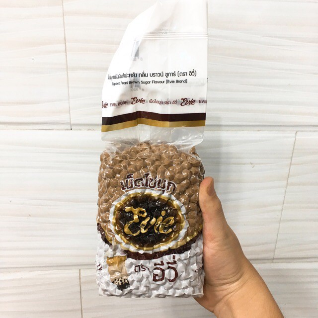 combo trà sữa thái xanh 200g + trân châu Evie 1kg