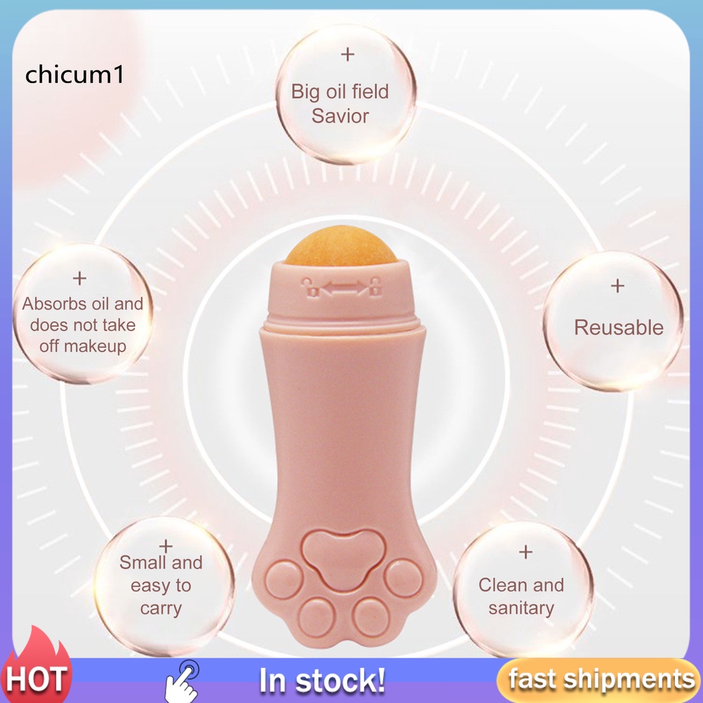 [Hàng mới về] Cây lăn mát xa mặt vùng chữ T loại bỏ mụn đầu đen chăm sóc da