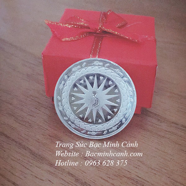 Đồng Bạc Đánh Gió Hình Tháp Rùa