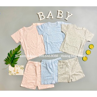 Bộ quần áo cộc tay cài vai in hình Fathercare FC284