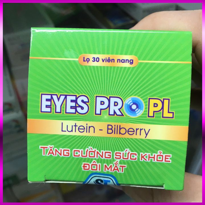 Bổ mắt, Viên uống sáng mắt, Eyes pro pl tăng cường thị lực giúp sáng mắt  giảm tình trạng khô mắt, mỏi mắt, nhức mắt