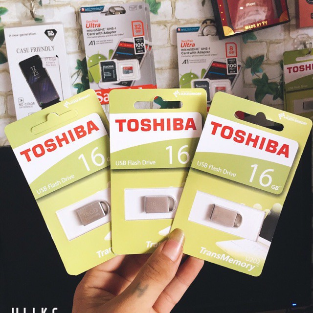 USB TOSHIBA SIÊU NHỎ, KIM LOẠI CHỐNG NƯỚC 32GB -> 16GB -> 8 GB -> 4GB (BH 12 Tháng)