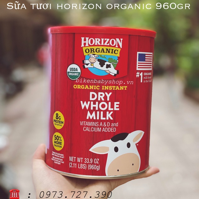 Sữa tươi dạng bột Horizon Organic 870gr