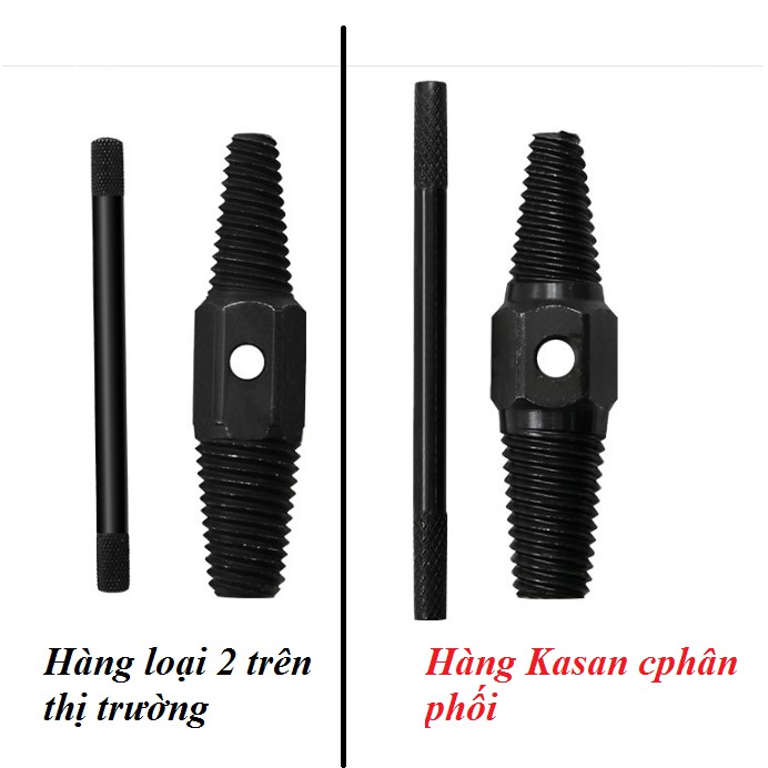 Vặn ren ngược taro 2 đầu phi 21-27 FREE SHIP vặn ren gãy HÀNG TỐT