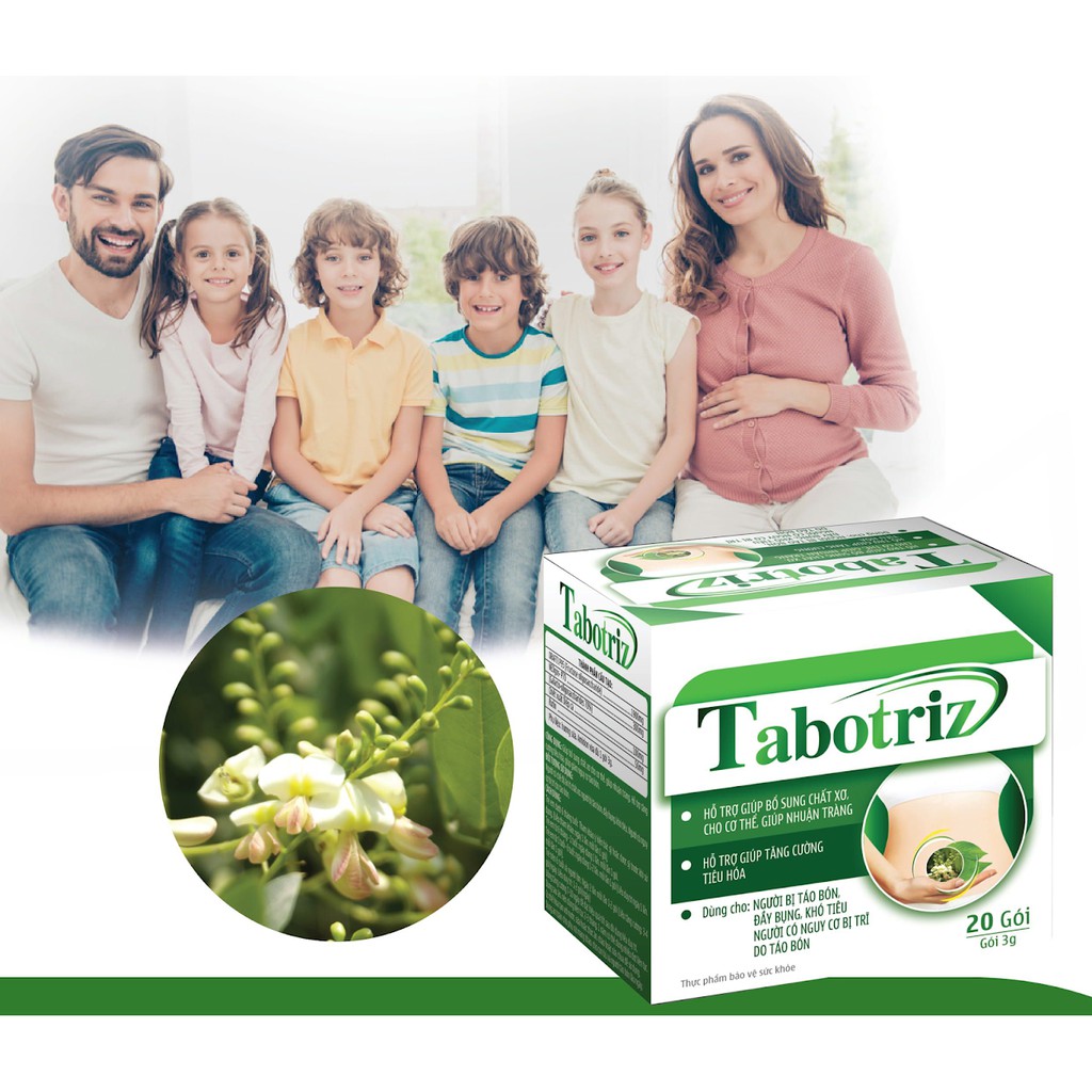 TABOTRIZ - Bổ sung chất xơ và nhuận tràng phù hợp cho người bị táo bón - BN246