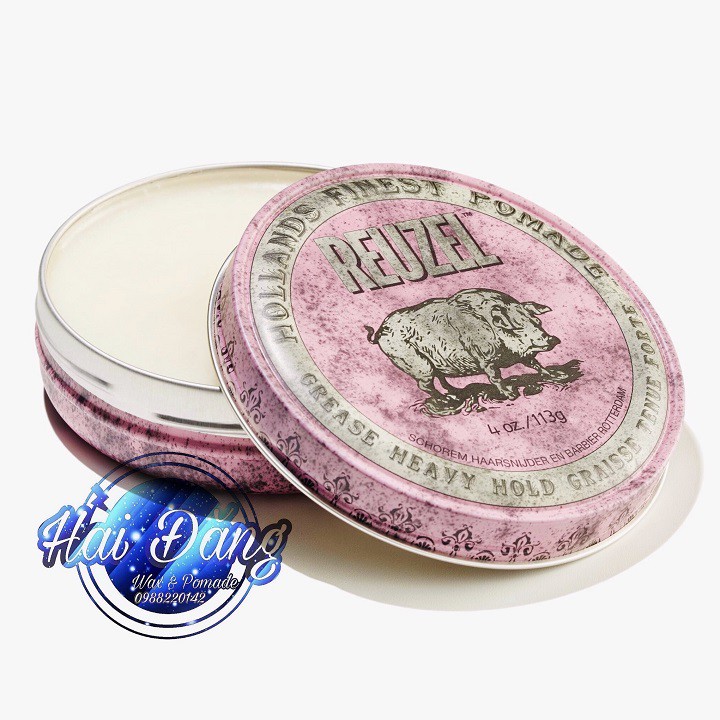 [CHÍNH HÃNG] Pomade vuốt tóc gốc dầu Reuzel Pomade Pink - 113g - nhập khẩu Hà Lan