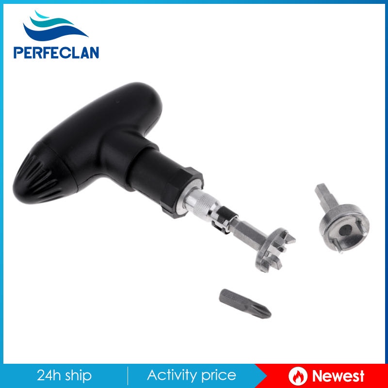 Bộ Dụng Cụ Tháo Đinh Gắn Đế Giày Đánh Golf Kèm 3 Đầu Chuyển Đổi