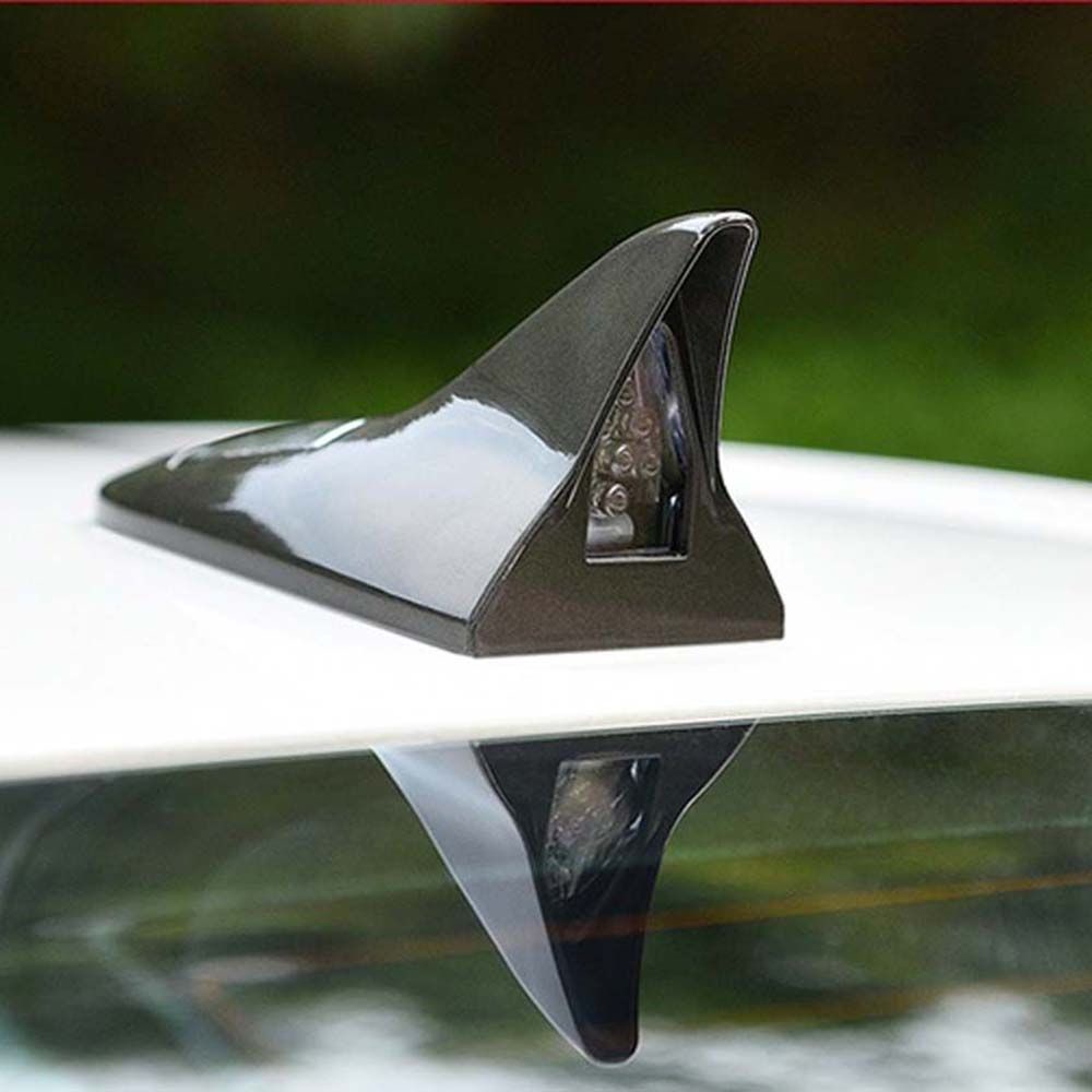 Anten vây cá mập có đèn LED cảnh báo an toàn trang trí xe hơi chống tĩnh điện sử dụng năng lượng mặt trời thông dụng | BigBuy360 - bigbuy360.vn