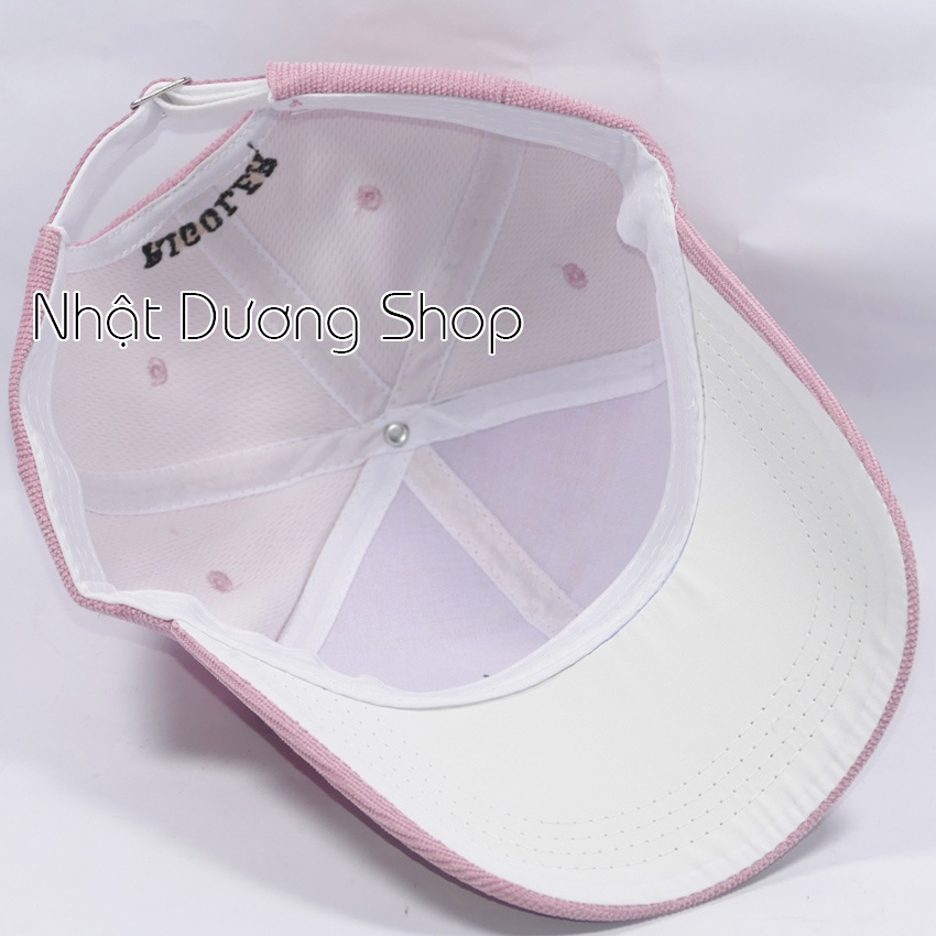 Mũ lưỡi trai ❤️ Nón kết thêu hình chữ Ground chất liệu nhung tăm cao cấp form unisex nam nữ