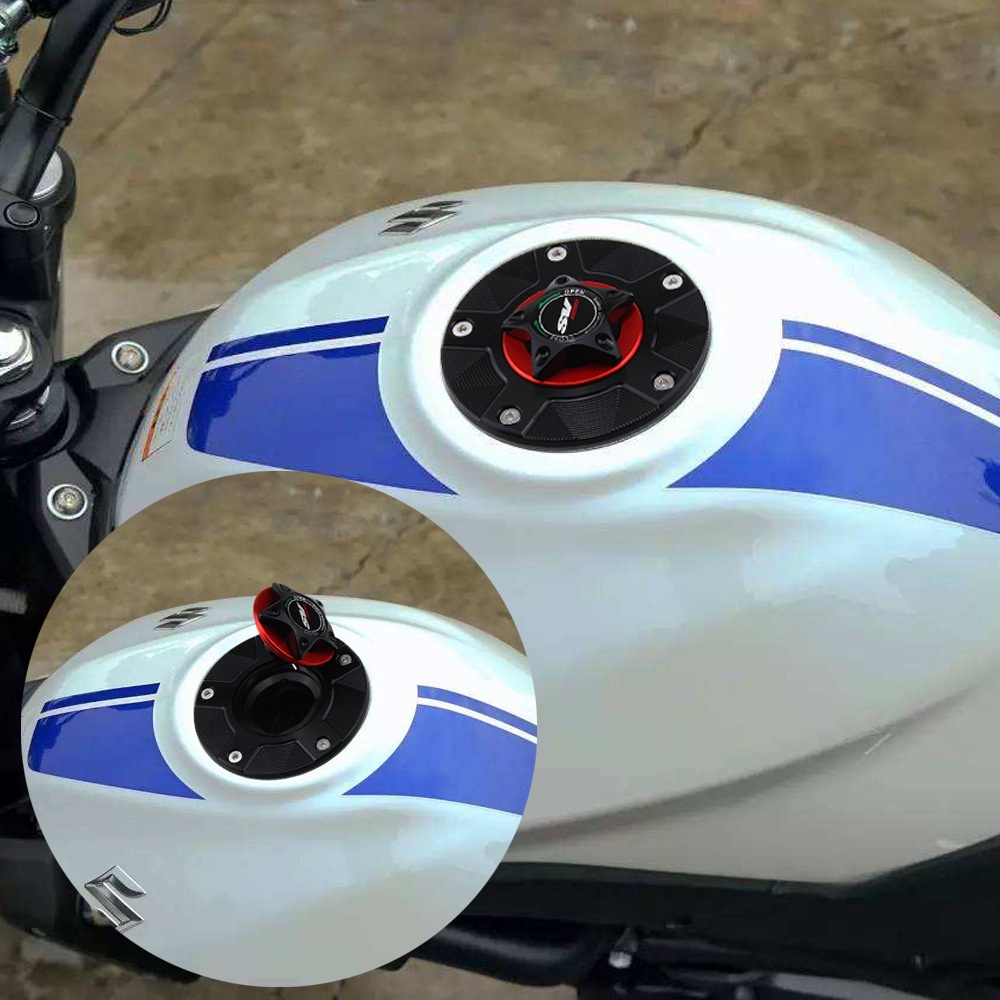 Nắp đậy bình xăng 5 lỗ cho xe mô tô SUZUKI GSXR GSX-S GSX-R 150 600 750 1000 1300 gs rx150 gs-rx150