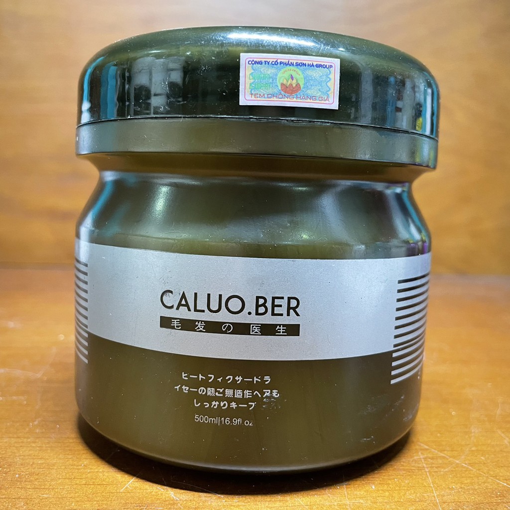 Hấp dầu tạo độ phồng cho tóc Caluo.Ber Spa Hair Treatment Collagen 500ml
