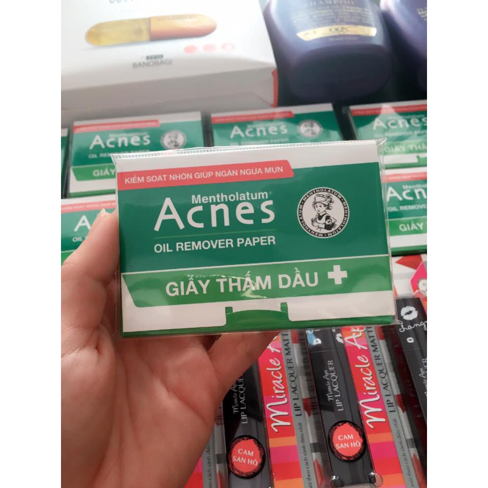 Giấy Thấm Dầu Acnes Oil Remover Paper (100 tờ), Kiếm Soát Nhờn Ngăn Ngừa Mụn | BigBuy360 - bigbuy360.vn