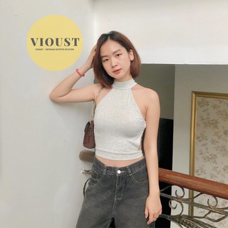 Áo Yếm Cổ Lọ Hở Lưng