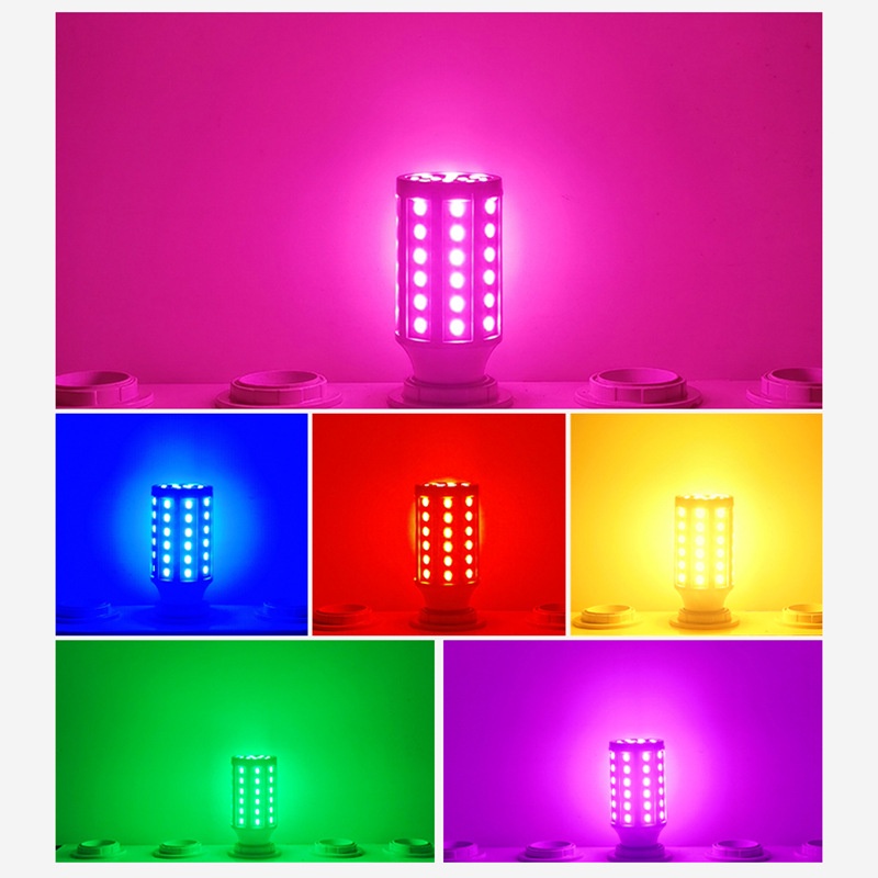 Bóng Đèn Bắp E27 5W / 10W / 15W / 20W / 30W / 40W / 60W Ánh Sáng Hồng / Xanh Dương / Vàng / Xanh Lá / Xanh Dương Lãng Mạn Tiết Kiệm Điện Không Khí Cho Phòng Khách