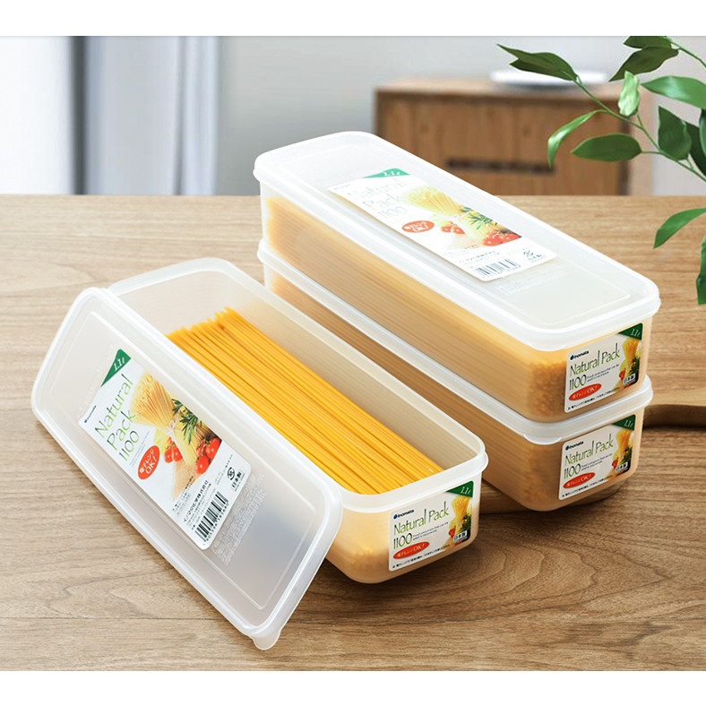 [Hỏa Tốc HN] Combo 3 hộp nhựa đựng thực phẩm Inomata 1100ml, 1400ml,1600ml nhựa PP số 5 cao cấp nội địa Nhật Bản
