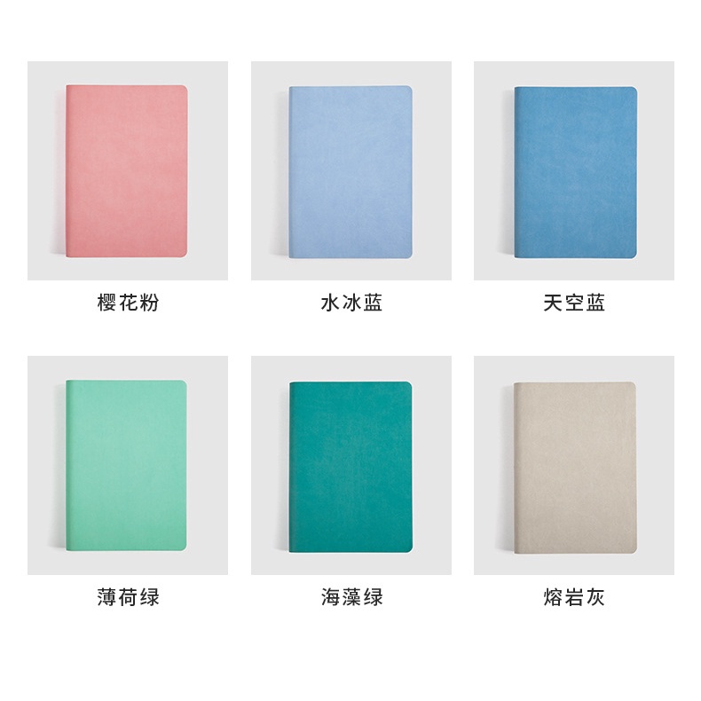 Sổ tay A5 vintage ghi chép bìa da mềm 288 trang dòng kẻ ngang chất lượng cao phù hợp đa phong cách