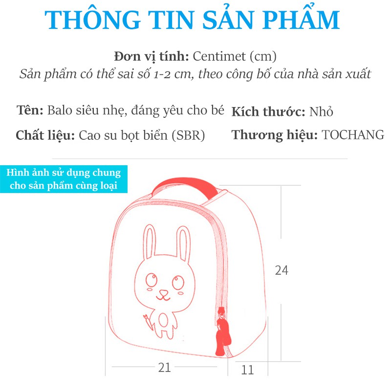 Balo THỎ PONY cho bé đi mẫu giáo - đáng yêu, siêu nhẹ, an toàn với trẻ nhỏ