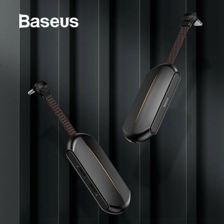 Baseus L49 Adapter chia cổng Type C của điện thoại thành 2 cổng type C và 3.5mm, hỗ trợ cắm tai nghe và sạc nhanh PD 18W