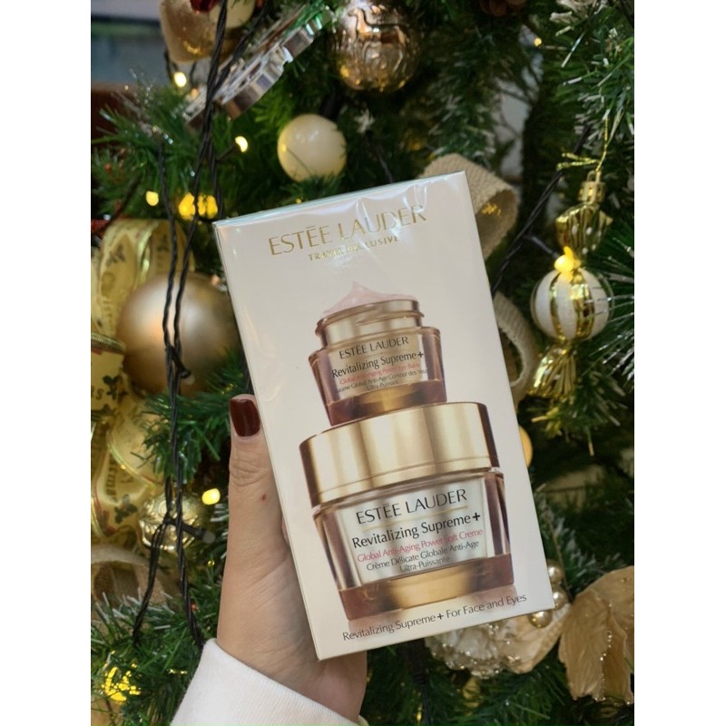 Set Bộ Kem Dưỡng da Chống Lão Hoá và Kem Mắt Estee Lauder Travel Exclusive