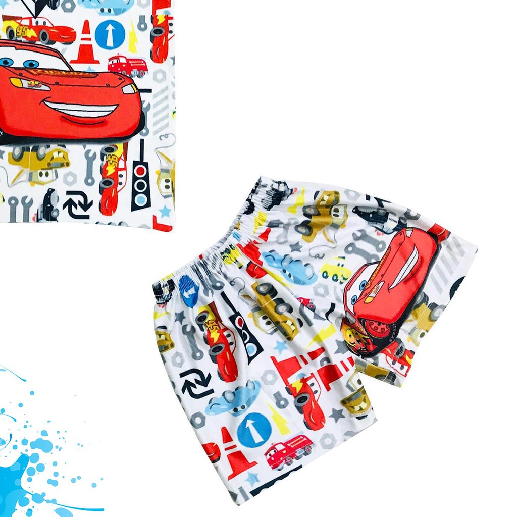 Quần áo trẻ em xe hơi cars size đại từ 10-60kg KunKun BL152 - Bộ ba lỗ bé trai thun lạnh co giãn 4 chiều cao cấp