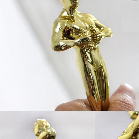 Cúp kim loại tượng vàng nhỏ Oscar cúp thành tích trọn đời sáng tạo tùy chỉnh Quà tặng tốt nghiệp/cúp