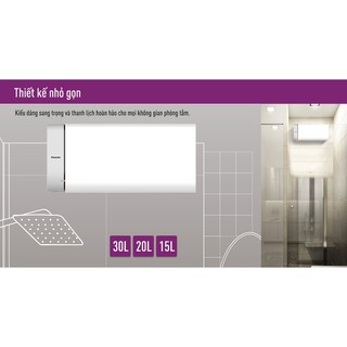 Bình nóng lạnh Panasonic 15l,20l,30 lít ngang
