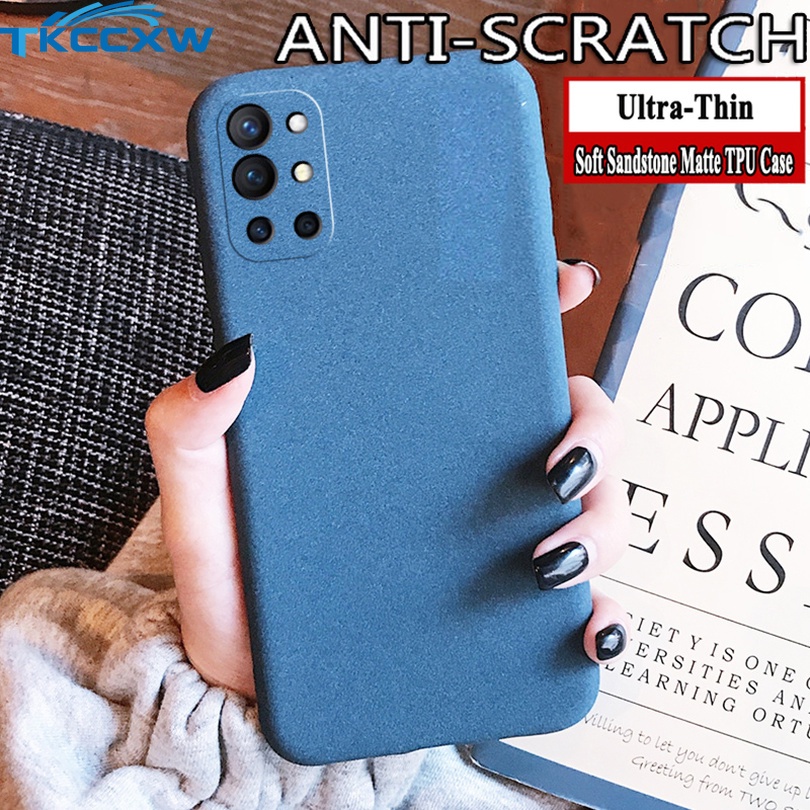 Ốp điện thoại silicon mềm mặt nhám chống dấu vân tay cho OnePlus 10 Pro 9RT 9 Nord N20 N200 CE N10 N100