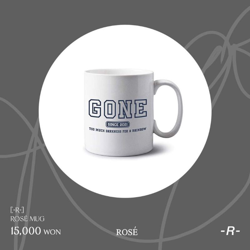 [Đặt trước] Cốc nước Gone - Rosé 600ml