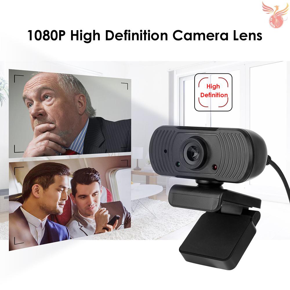 Webcam 1080p Kèm Kẹp Và Dây Cáp Usb 2.0 Cho Máy Tính | BigBuy360 - bigbuy360.vn