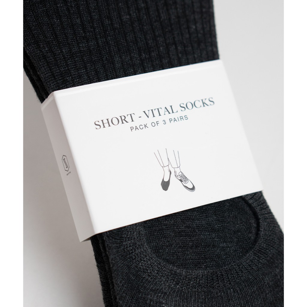 Tất Unisex Cổ Thấp Tất Lười SSSTUTTER Short-vital Socks 1 đôi