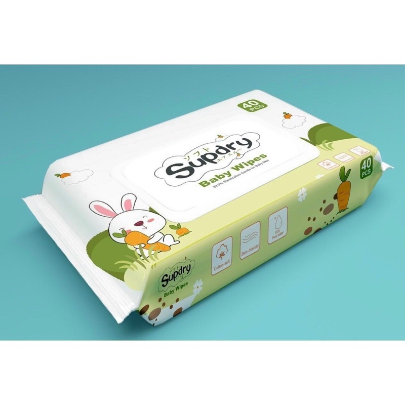Khăn ướt Supdry cao cấp 40 tờ