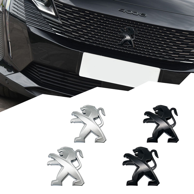 Logo Kim Loại Chữ Nổi Trang Trí Xe Hơi Peugeot 107 206 207 208 308 307 407 508 2008 3008