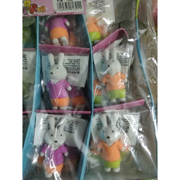 Sỉ hộp gôm 36 cục hình con thỏ