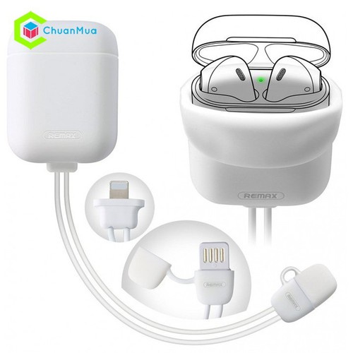 Case Ốp Tai Nghe Bluetooth Airpod Remax (bảo vệ, chống sốc, chống trầy,...) Vỏ Bao Đựng Airpod
