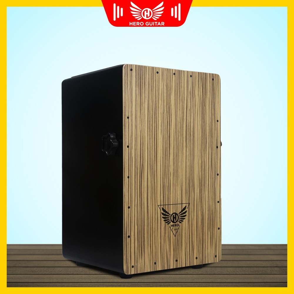 Trống cajon loại tốt (có tay vặn điều chỉnh âm thanh) sale sốc- Hero guitar Đà Nẵng