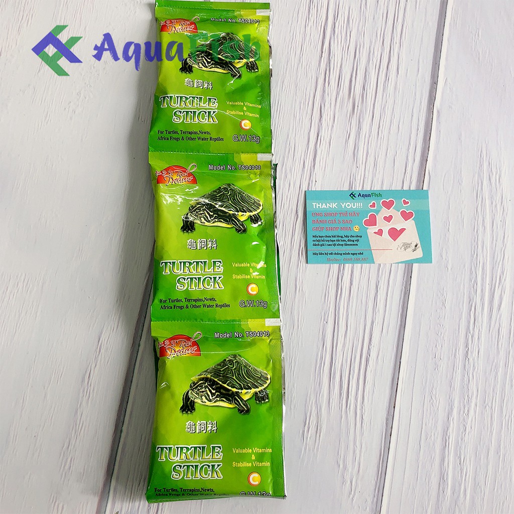 Combo 5 Túi Thức Ăn Chuyên Dụng Cho Rùa 13gr/túi