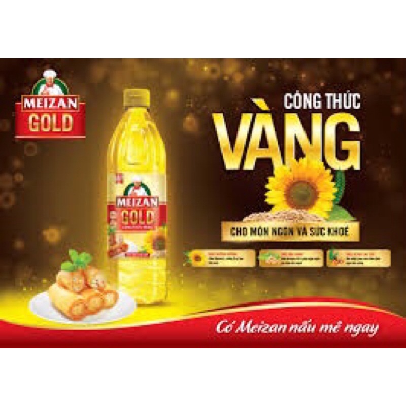 Dầu Meizan Gold 1 lít