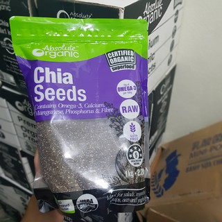 Hạt chia Úc tím Absolute Organic Chia Seeds 1kg