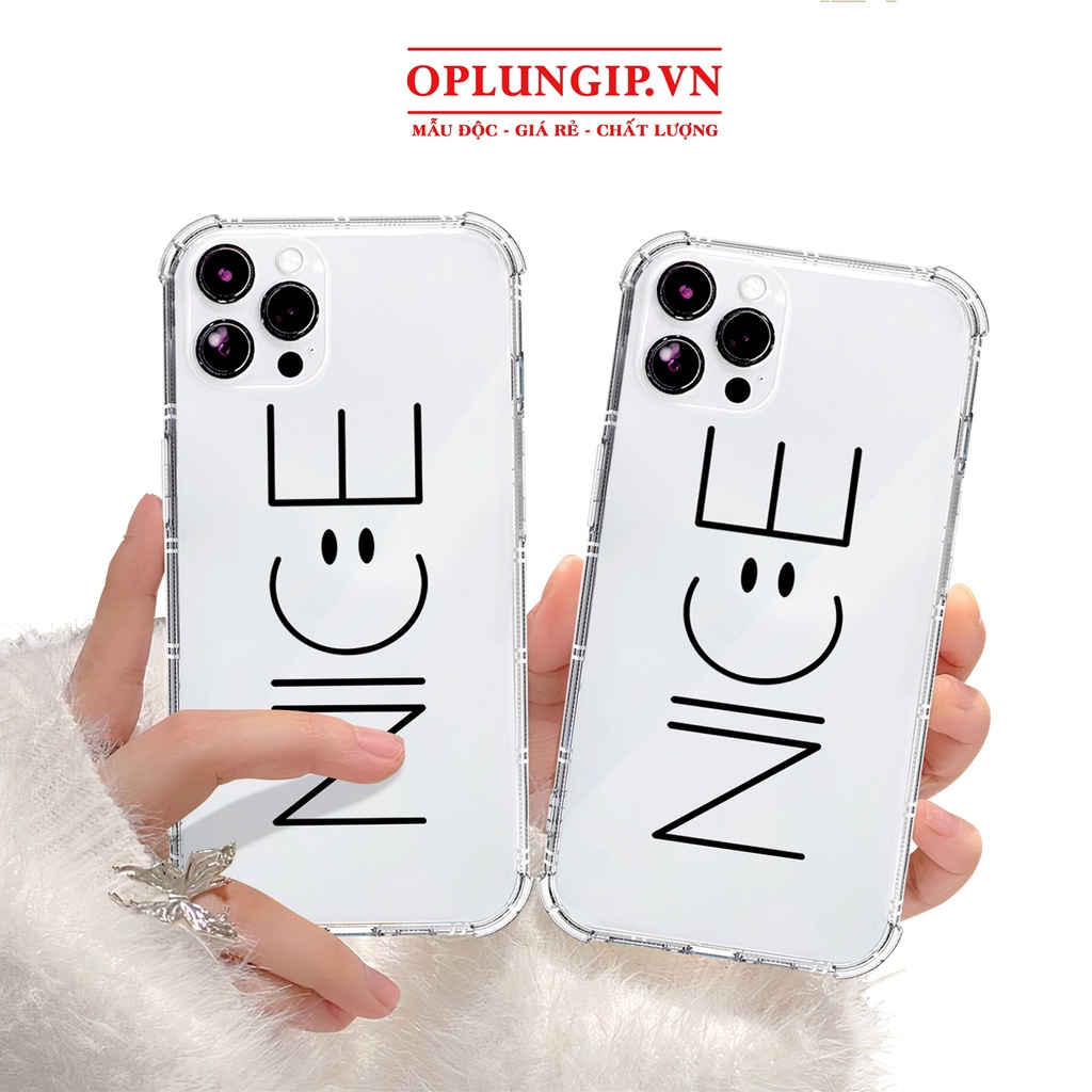 Ốp lưng iphone chống sốc Nice bảo vệ camera cho iphone 14 13 pro max 11 12 pro max mini x r s max 6 s 7 8 plus