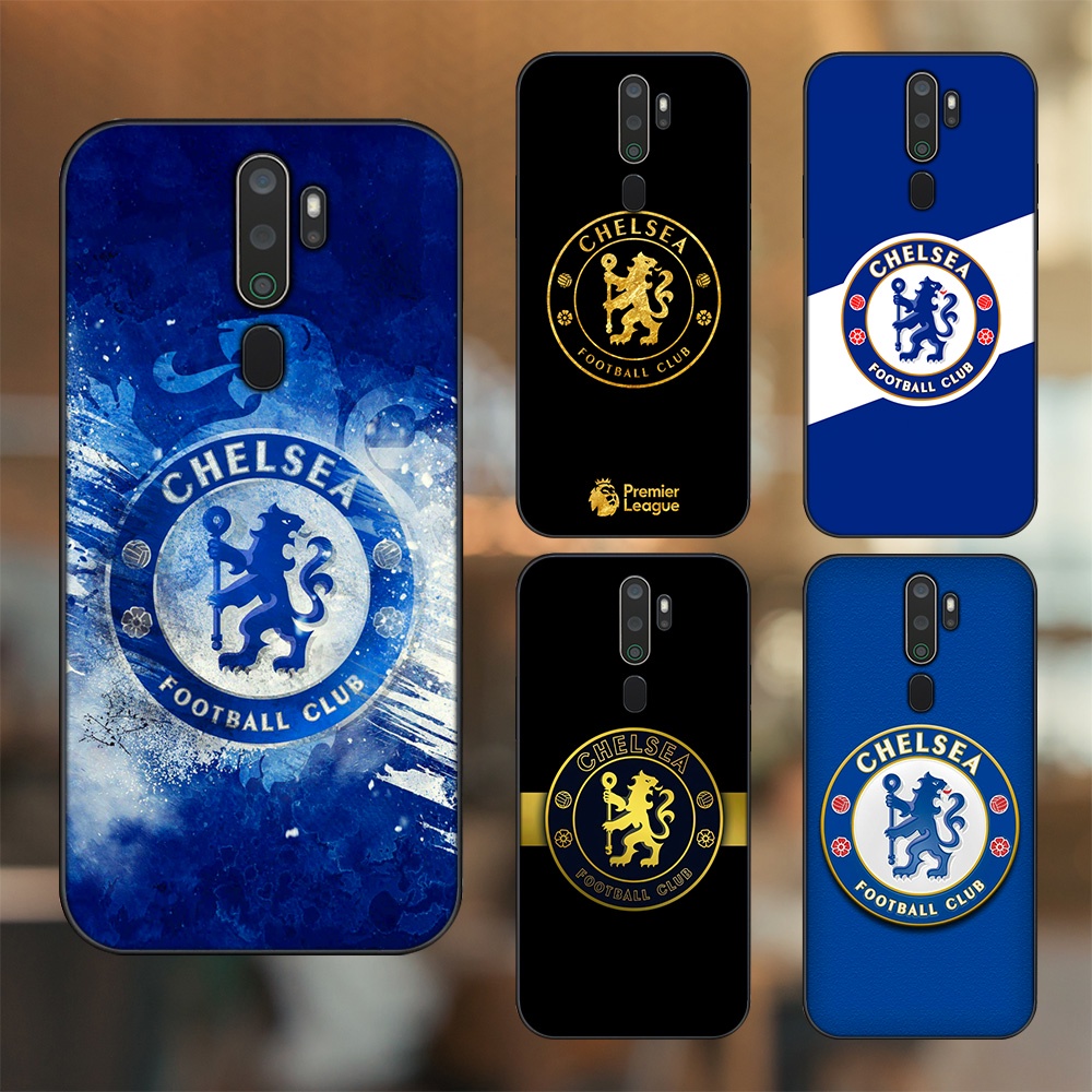 Ốp lưng Oppo A5 2020, A9 2020 viền đen in hình Chelsea FC