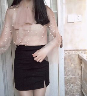 ÁO VOAN LƯỚI HẠT QUẢNG CHÂU