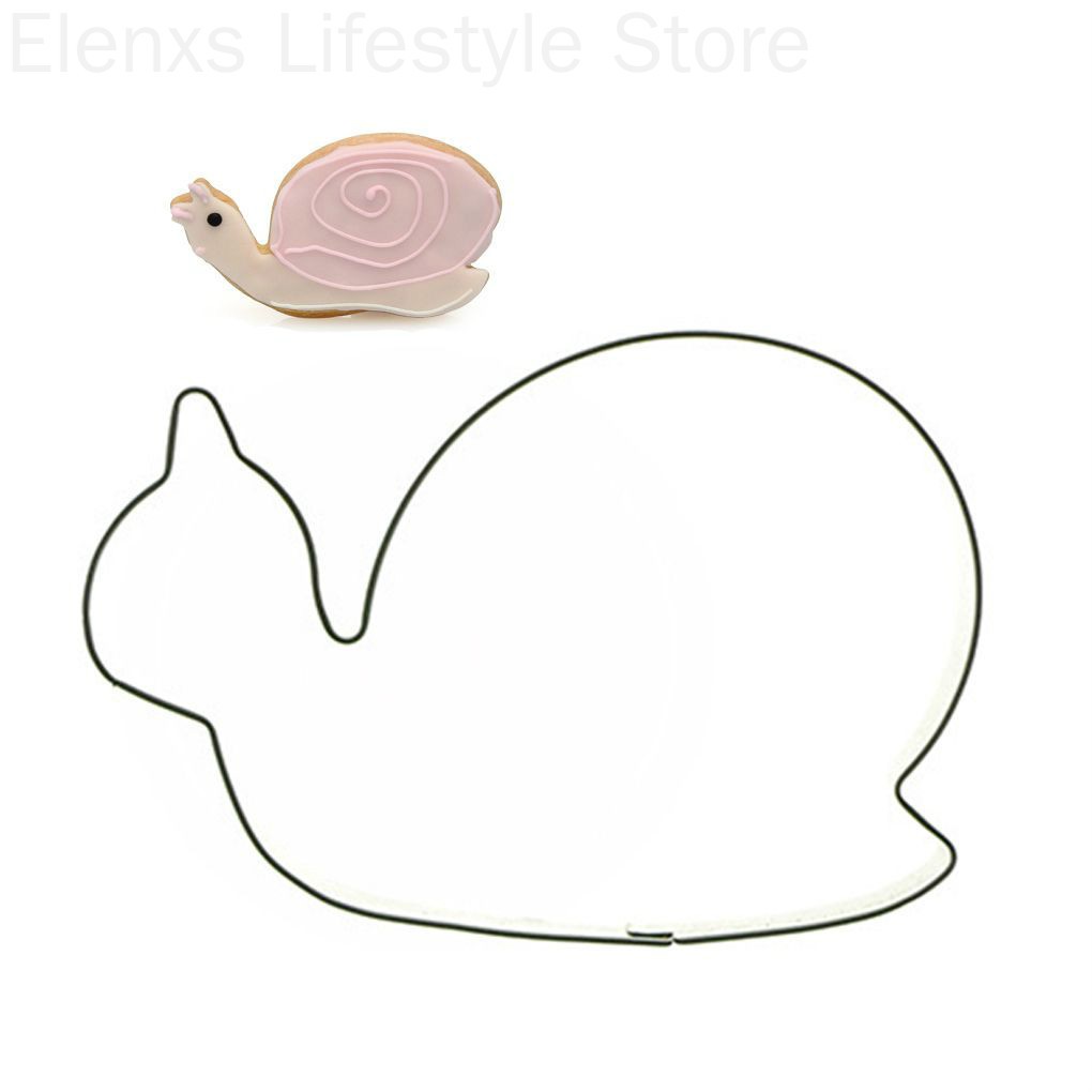 Snail Shape Cookie Cutter Food Grade Stainless Steel Biscuit Mold ELEN