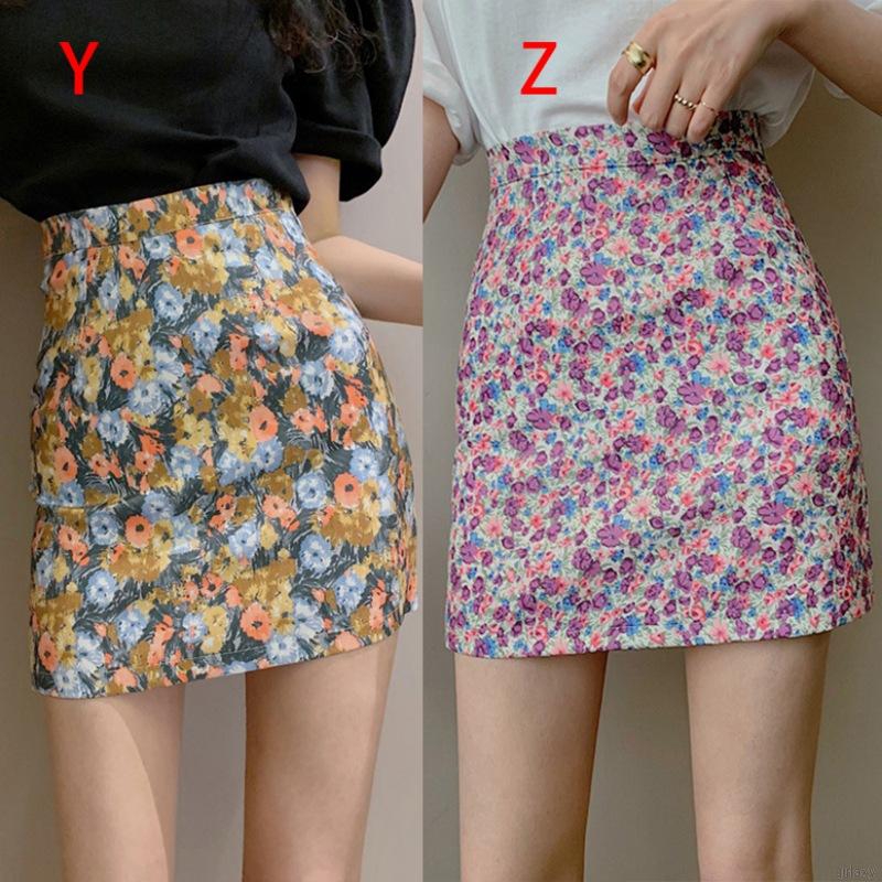 Chân Váy Lưng Cao Họa Tiết Hoa Cúc Xinh Xắn Thời Trang Theo Phong Cách Hàn Quốc Dành Cho Nữ