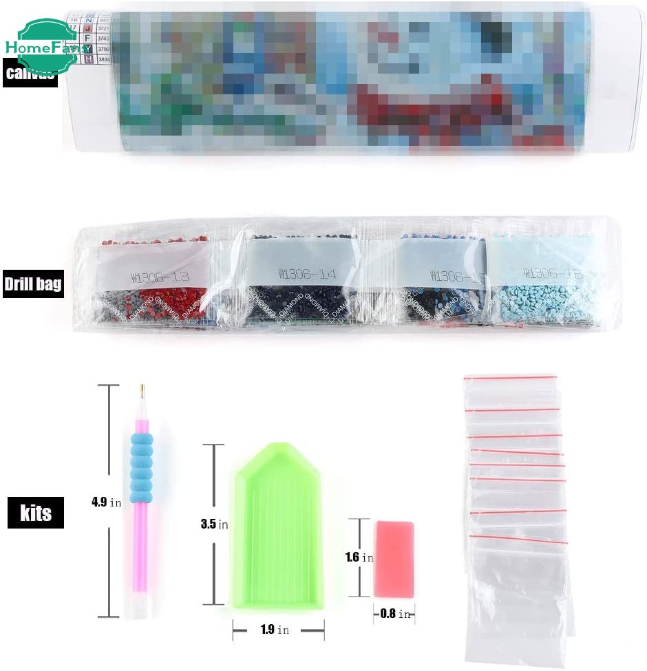 Bộ tranh đính đá 5D tự làm 30x40cm hình phong cảnh hoàng hôn trên biển trang trí độc đáo