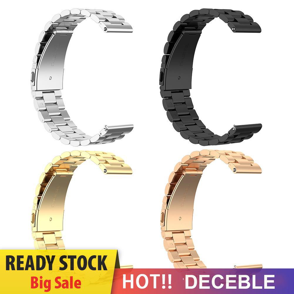 Deceble Metal 20mm Wrist Strap Watch Band for Samsung Galaxy Watch Active 2 40/44mm