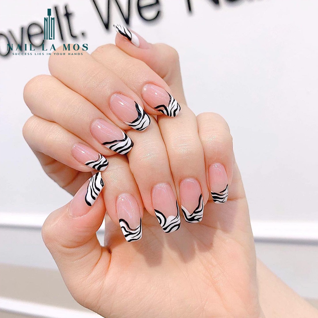 Gel vẽ đen, trắng Fengshangmei chính hãng - gel vẽ nổi chất đậm đặc chuyên dụng cho dân làm móng