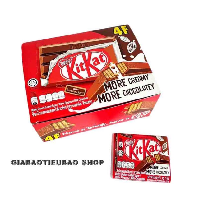 Hộp Kitkat 4F * 24 Gói * 35gr Nestle