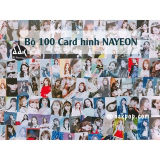 [NAYEON] Bộ 100 card hình NAYEON (Tặng kèm sổ card)