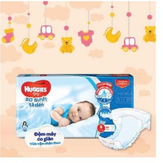 Bỉm - Tã dán sơ sinh Huggies S56 (4-8kg)