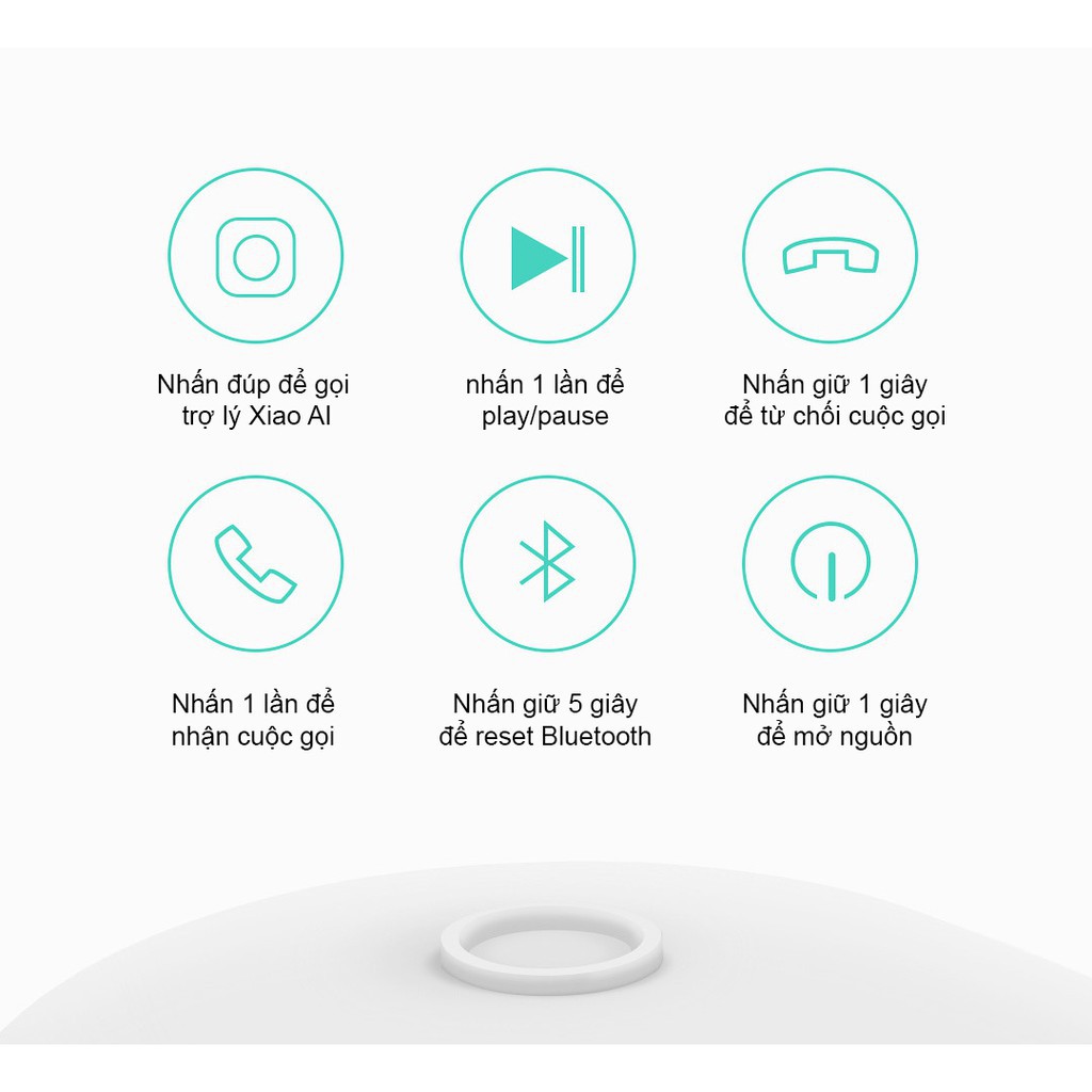 Tai Nghe Bluetooth Xiaomi Nhét Tai Mini - chính hãng